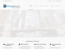 Tablet Screenshot of chicagochurch.org